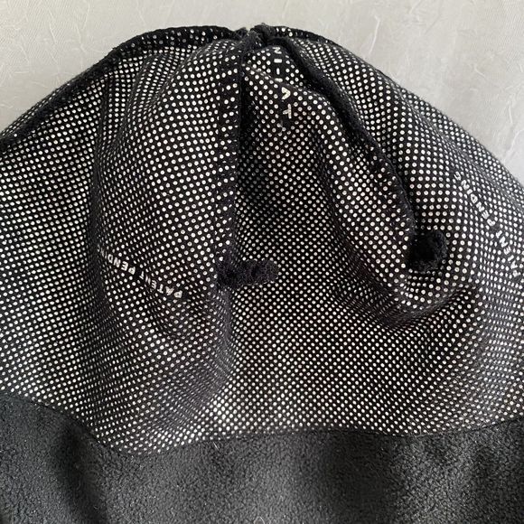 Columbia Ear Flap Hat Red Fair Isle Logo Heat Shield Pom Pom Knit Beanie Cap OS - Picture 8 of 12